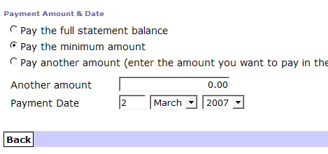 Payment Amount And Date