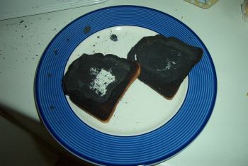 Burnt toast